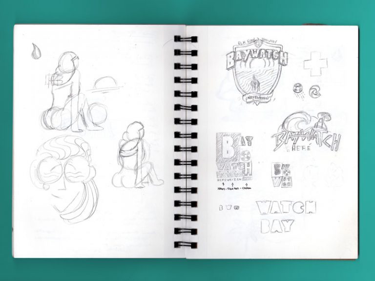 Baywatch – Sketchbook (pg. 1)
