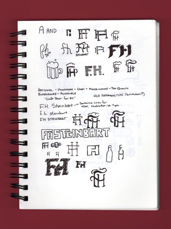 F.H. Steinbart – Logo Design – Ideation